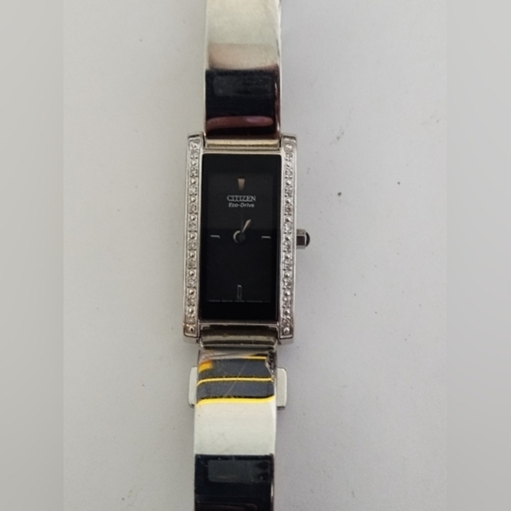 Citizen Women's Black and Silver Watch